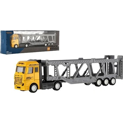 Teddies auto kamion přepravník plast 22cm na volný chod 26x9x4cm