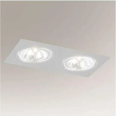 Shilo 7328 - Лунички KOMORO 2xGU10/15W/230V бели (AML0078)