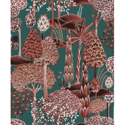 Khroma by Masureel SUM002 vliesová tapeta na zeď Summer, rozměry 0,53 x 10,05 m