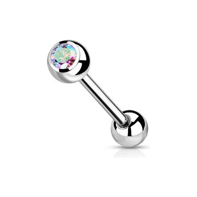 Šperky4U piercing do jazyku titan TIT1017-AB