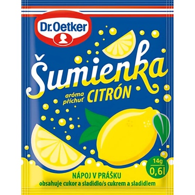 Dr. Oetker Šumienka šumivý nápoj v prášku príchuť citrón