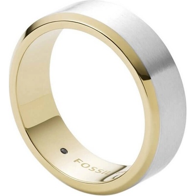 Fossil Elegantní pánský bicolor prsten Mens Dress JF03726998