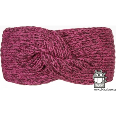 Dráče Pletená Dráča Twist 05 ružovo fialový melír