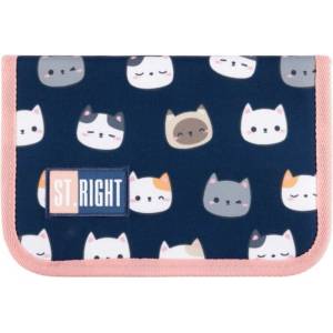 ST.RIGHT Несесер St. Right Cute Kitties - С 1 цип и 2 крила (TO-PBW-4328-XXX-STRI-ST)