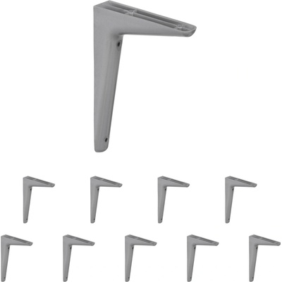 Bolis Italia Plastová konzola 170x115 mm 25 kg sivá 10 ks 915306900BP2