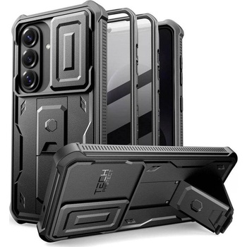 Tech-Protect Противоударен Калъф 360 за Samsung S26, Tech-Protect Kevlar Cam+ 2-Set Case, Черен (5906302352395)