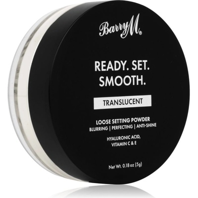 Barry M Ready Set Smooth матираща насипна пудра цвят Translucent 5 гр