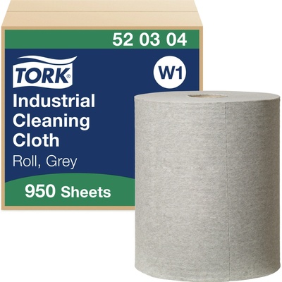 Tork W1, jednovrstvové , sivá, 950 útržkov