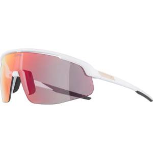 Alpina Слънчеви очила Alpina Turbo Pro QV Mirror Photochromic S1-3 Cycling glasses - White Matt / QV Rainbow Mirror - размер One Size (205-5218-0211) Слънчеви очила