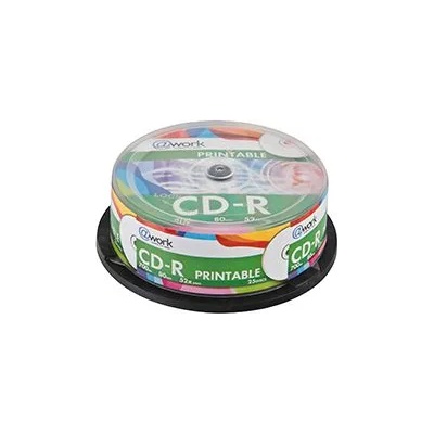 @Work CD-R 52x Printable Cake 25бр