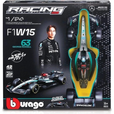 Bburago Mercedes-AMG Petronas W15 2024Kit 63 Russell 1:24