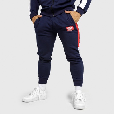 Iron Aesthetics jogger tepláky Tricolora navy – Zboží Dáma
