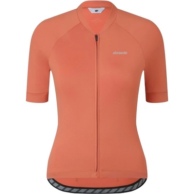straede Дамска фланелка с къс ръкав за колоездене straede Women's Kaern Jersey Pro Cycling jersey - Chestnut (156-3076-0112)