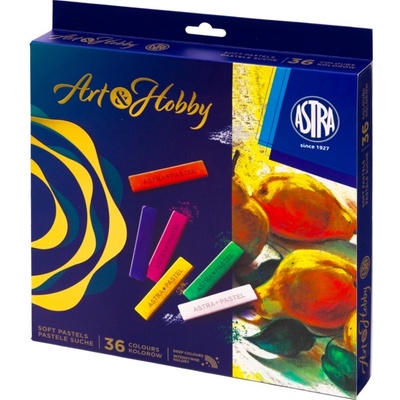 Art&Hobby suchý pastel hranatý 36 ks