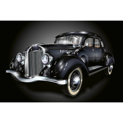 Dimex MS-5-2172 Vliesová fototapeta Tmavé retro auto rozměry 375 x 250 cm