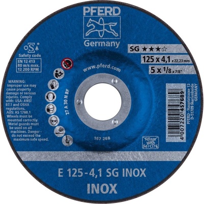 Pferd Brúsny kotúč lomený 125 x 22.23 mm 62212423 10 ks