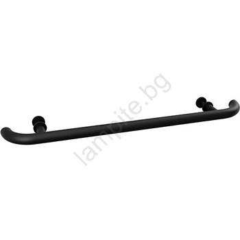 Bemeta Дръжка за врата 80x4 см, неръждаема стомана/черна (BD0101)