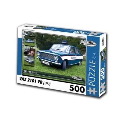 Retro cars - Puzzle VAZ 2101 CB (1973) - 500 piese