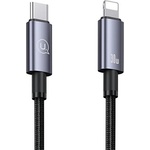 USAMS iPhone 5 / iPod touch 5 / 5S USAMS U82 кабел за данни Type-C - Lightning, 25 см, ЗЕЛЕН SJ679USB01 (SJ679USB01)