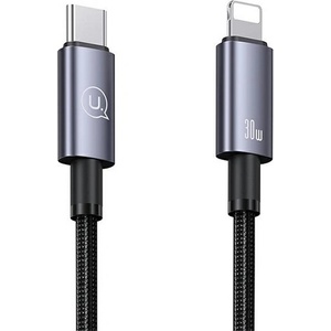 USAMS iPhone 5 / iPod touch 5 / 5S USAMS U82 кабел за данни Type-C - Lightning, 25 см, ЗЕЛЕН SJ679USB01 (SJ679USB01)
