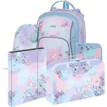 Karton P+P Školský batoh pre prvákov OXY GO Kolibrík 25 5-dielný set