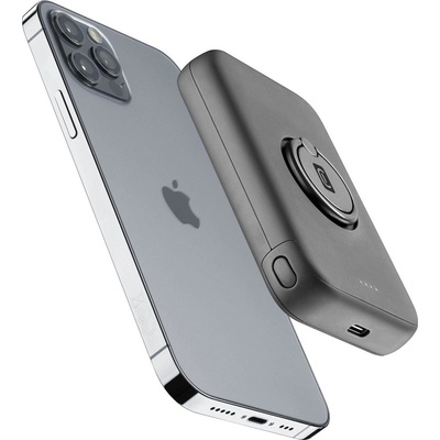 Cellularline Външна батерия/power bank/ Cellularline MAGSAFE, 5000mAh, черна, безжично зареждане (IT8728)