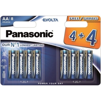 PANASONIC EVOLTA Platinum LR6EGE/8BW 4+4F AA 8ks