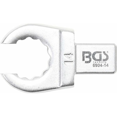 BGS Technic Otevřený očkový klíč 14 mm, nástrčný s upínáním 9 x 12 mm BGS 6904-14