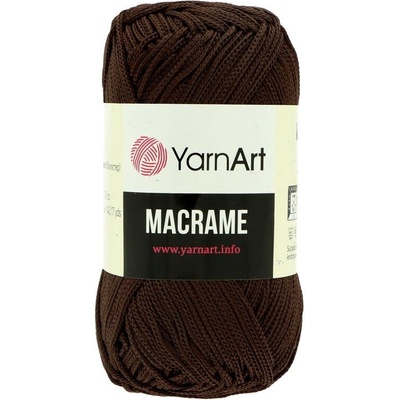 YarnArt Macrame 2mm 157 hnedá
