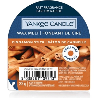 Yankee Candle Cinnamon Stick Wax vonný vosk 22 g
