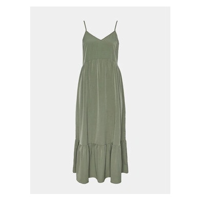 PIECES Лятна рокля Sade 17146543 Зелен Wide Fit (Sade 17146543)
