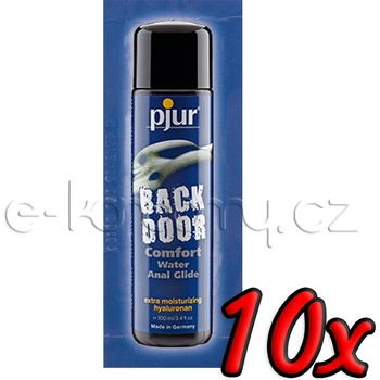 Image 1 of pjur BACK DOOR Comfort Water Anal Glide 2ml 10 pack