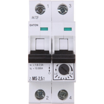 Motorový spouštěč 2P 0,75kW 1,6-2,5A | EATON | Z-MS | 248395