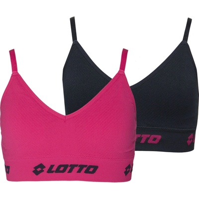 Lotto LIANI dívčí sportovní podprsenka tmavě modrá růžová – Zboží Mobilmania