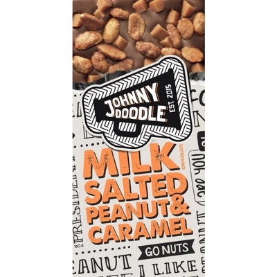 Johnny Doodle – mliečná čokoláda, slané arašídy a karamel 150 g
