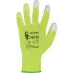 CANIS SAFETY a. s Cxs brita touch / Ръкавици, потопени в pu - жълто/бели 10 (344004916610)