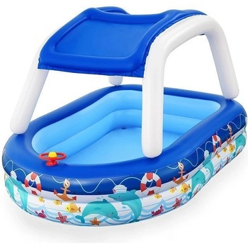 Bestway Детски надуваем басейн 2.13m x 1.55m x 1.32m Bestway 54370 (54370B)