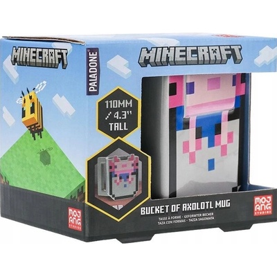 CurePink 3D keramický hrnek Minecraft Axolotl 400 ml – Zboží Mobilmania