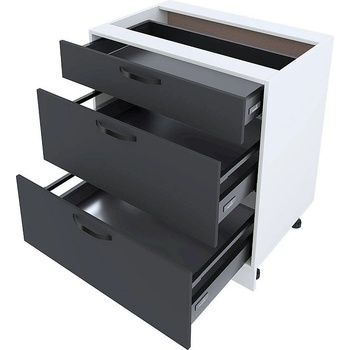 ИРИМ Долен кухненски шкаф Сити БФ-Карбон мат-11-55 80 см