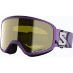 Salomon Детска скиорска маска Salomon Lumi Acces Jr S1 pansy/flash yellow