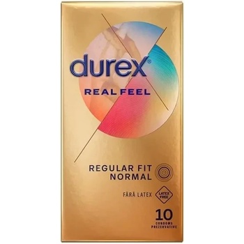 Презервативи за естествени усещания, 10 броя - Durex Real Feel (DUREX02008-1)