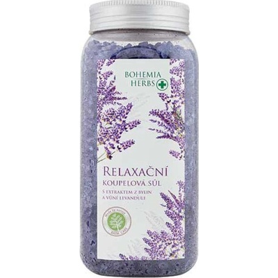 Bohemia Gifts & Cosmetics Soľ do kupeľa levandula 900 g