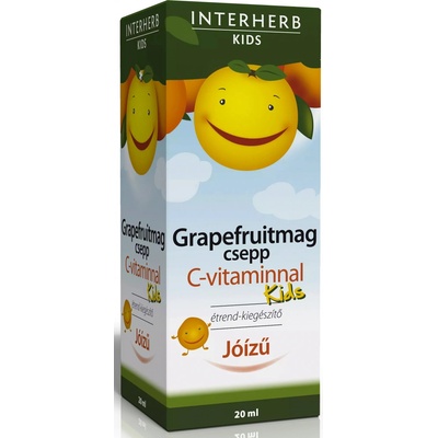 Interherb Kids Výťažok z grapefruitových jadierok s Vitamínom C pre deti 20 ml