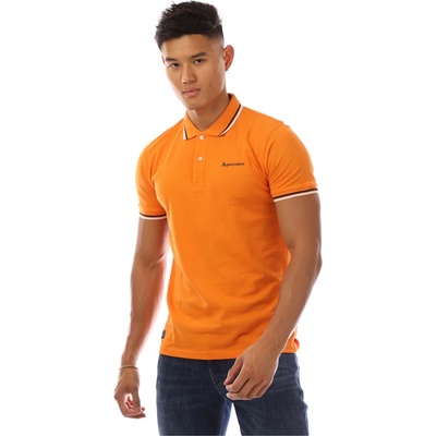 AQUASCUTUM Блуза с яка AQUASCUTUM Logo Polo Shirt - Orange