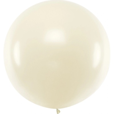 Nafukovací balón Jumbo 1m kulatý perleťová