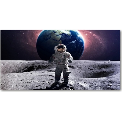 Foto obraz sklo tvrzené kozmonaut 100x50 cm