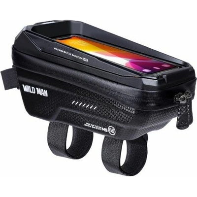 Kryt Držiak Wildman Traveling Bag Bike Frame With Zipper 1,2L 4 "- 7" Ms66 Black