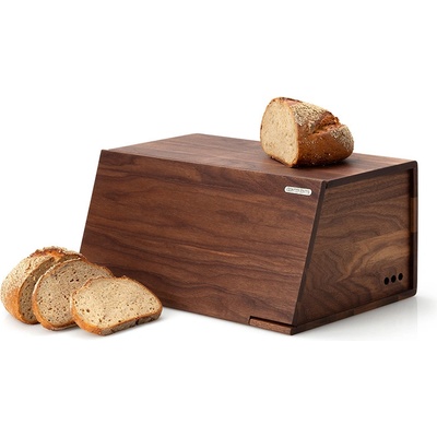 Dřevěný chlebník 40 x 26 cm vlašský ořech - Continenta