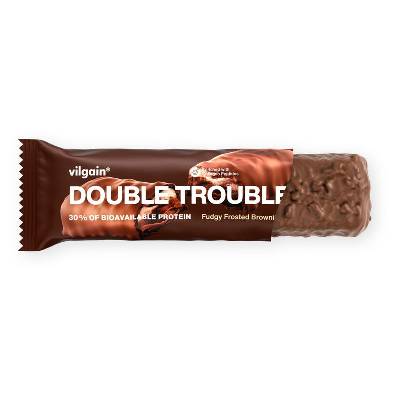 Vilgain Double Trouble Protein Bar – 12× Dvojitá čokoláda s krémom 55 g