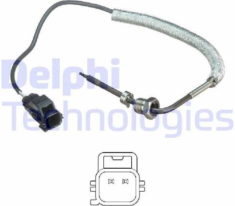 Čidlo teploty výfukových plynů DELPHI TS30108